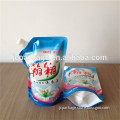 1000g liquid detergent spout bag/liquid detergent packaging bag
